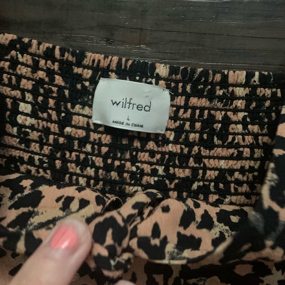 Wilfred Leopard Bow Tank by Aritzia - Picture 4 of 7